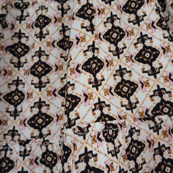 Loft Tiered Skirt Gauzy Flowy Lined Size XLT - Picture 4 of 9